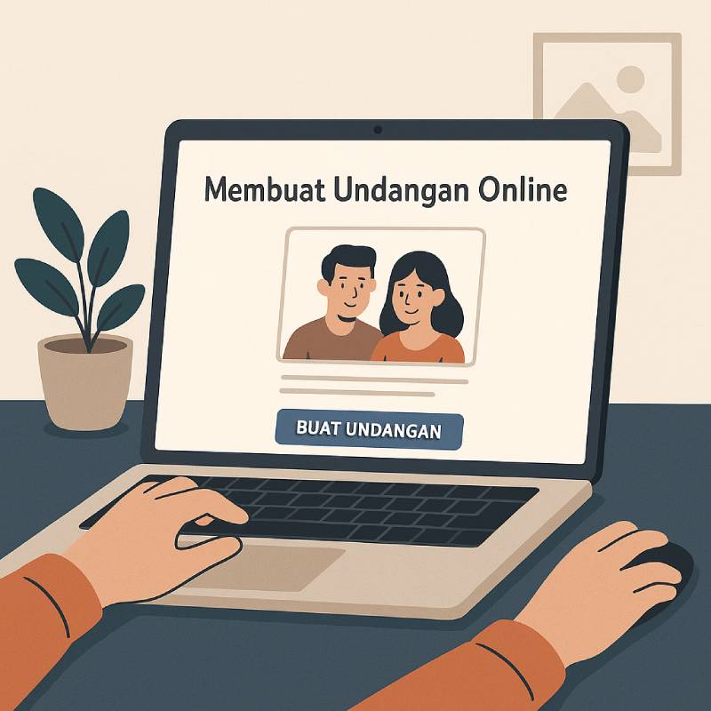 Cara Membuat Undangan Online Praktis dengan Room Wedding