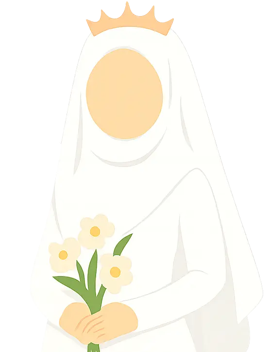 Foto Mempelai Perempuan