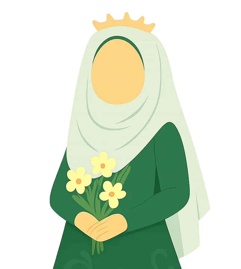 Foto Mempelai Perempuan